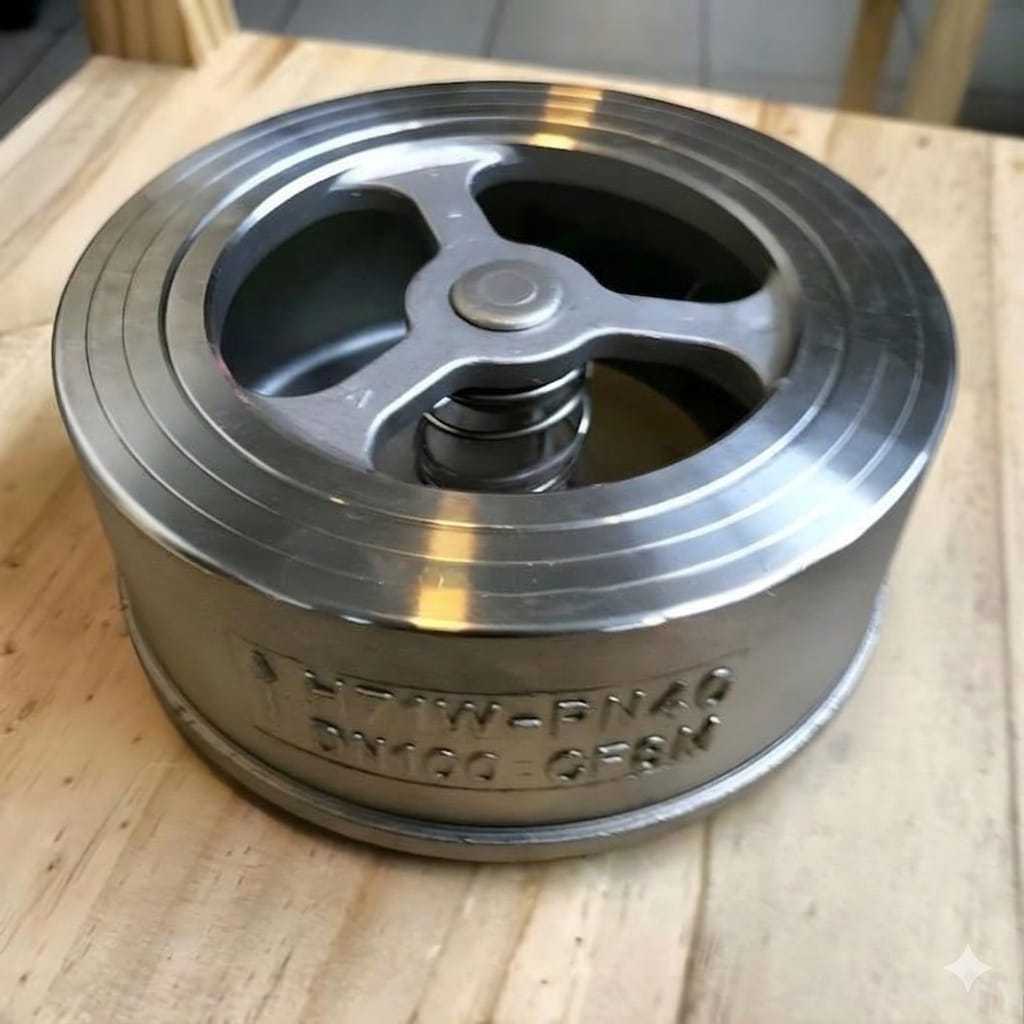 Disco Check Valve 5" Inch Stainless Steel 316 PN40 DN125 SS316 Disco check valve  5"inch wafer