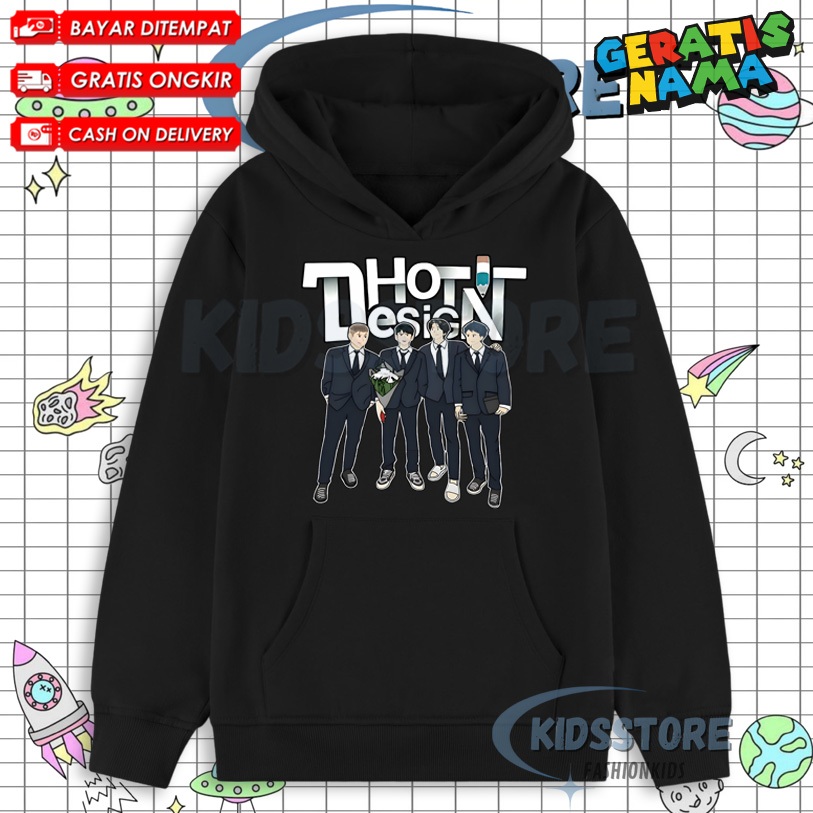 ( BISA COD ) Jaket Hoodie Anak Dhot Design Geng 4g   Sweater Anak - Hoodie Anak Dhot Design Simulato