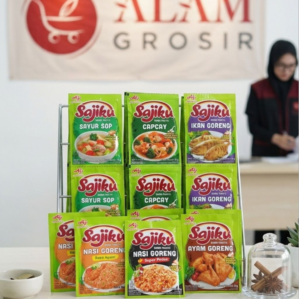 1 Renceng Sajiku Bumbu Praktis  Ayam goreng, ikan goreng,nasi goreng, nasi goreng super pedas, capca