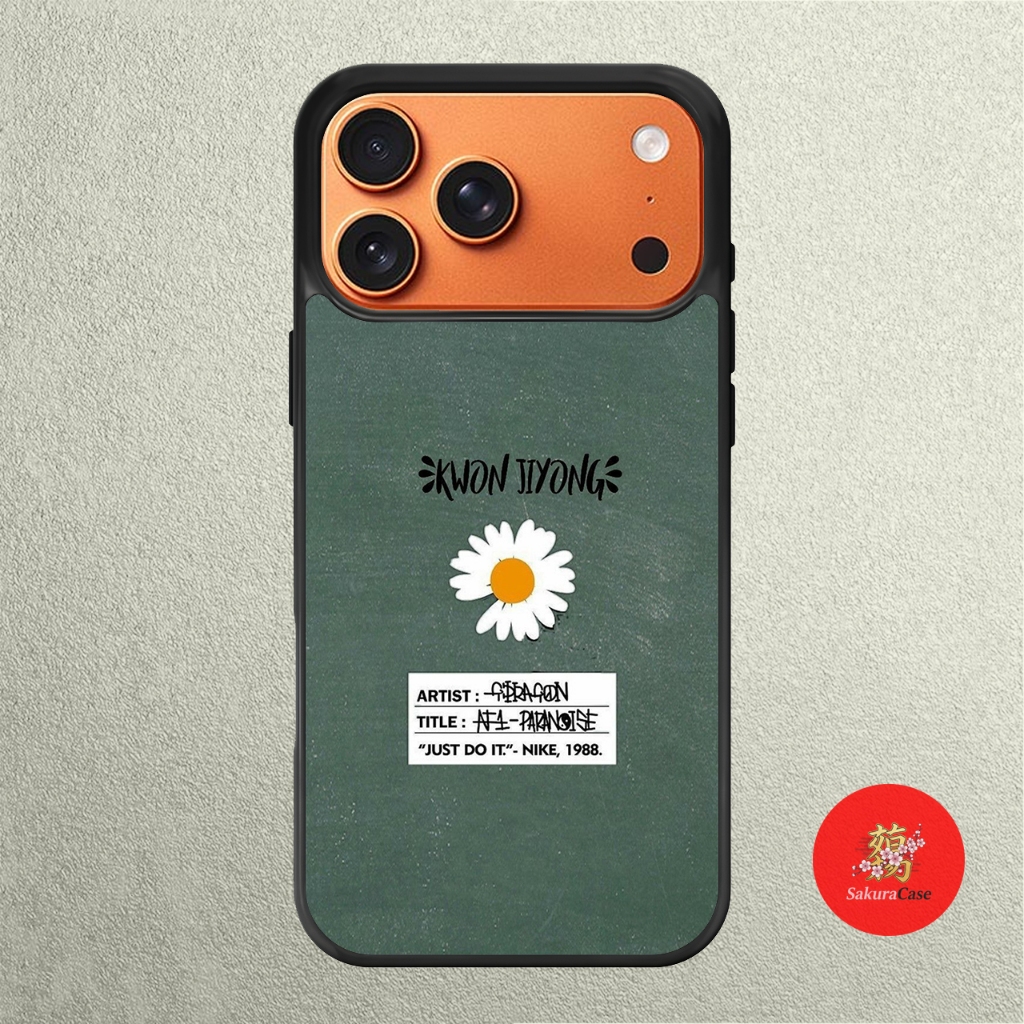 iPhone Case 17 16 15 14 13 12 11 X XR Xs 8 7 6 5 Plus Pro Max Air Softcase Kwon Jiyong PeaceMinusOne