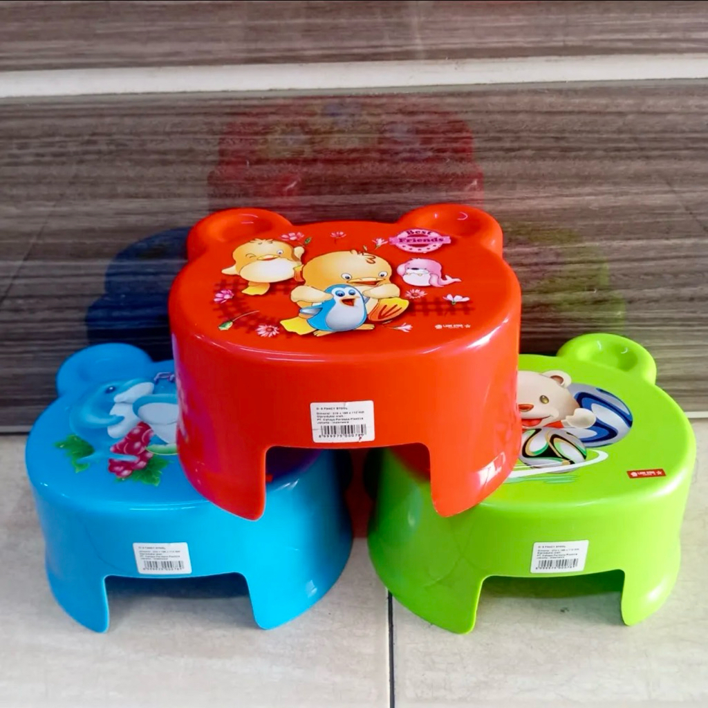 KURSI PLASTIK ANAK LION STAR G-8 FANCY STOOL (WARNA RANDOM)
