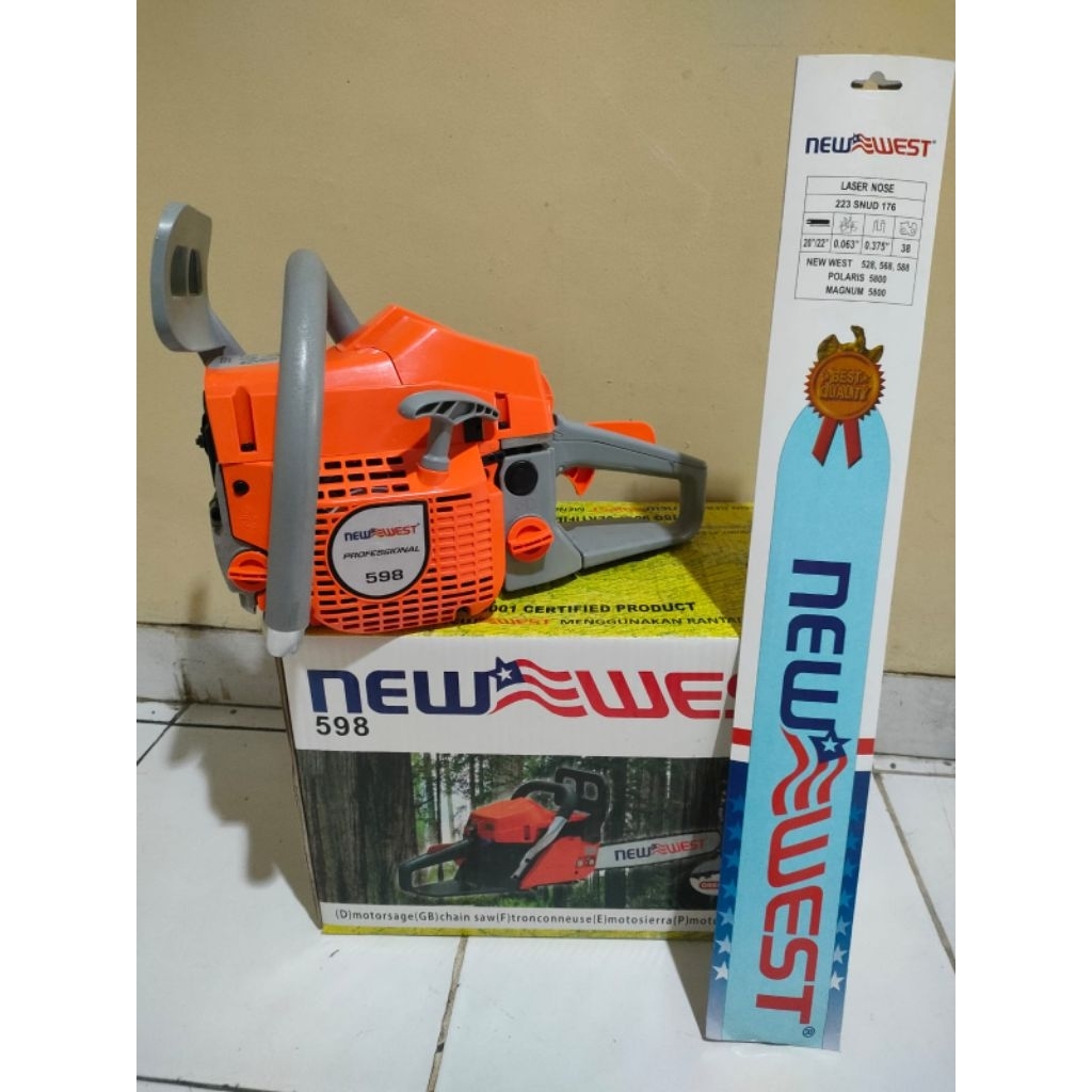 SENSO NEW WEST 598, CHAINSAW BAR LASER 22" NEW WEST 598