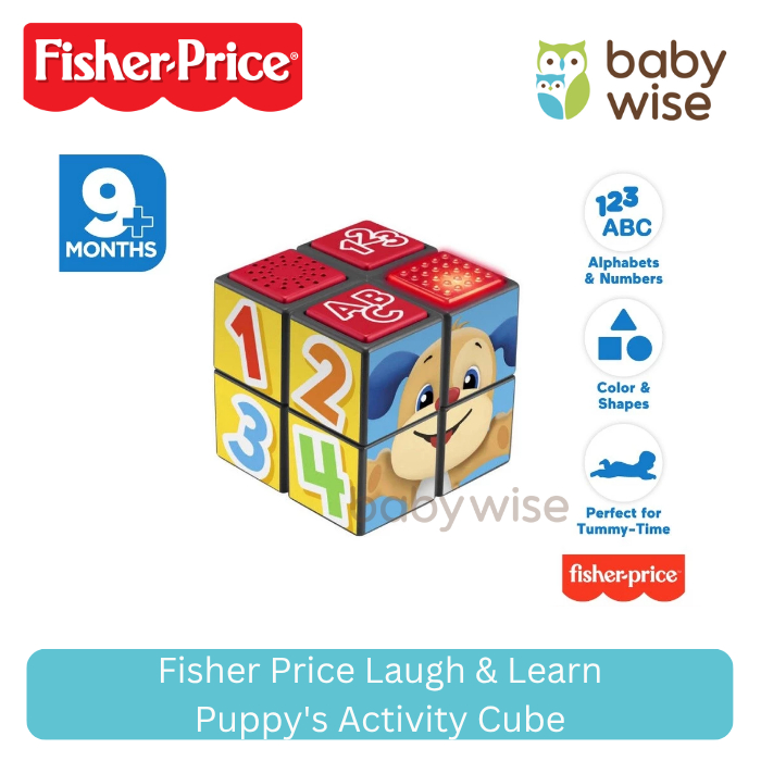 Fisher Price Laugh & Learn Puppy's Activity Cube - Mainan Edukasi Anak