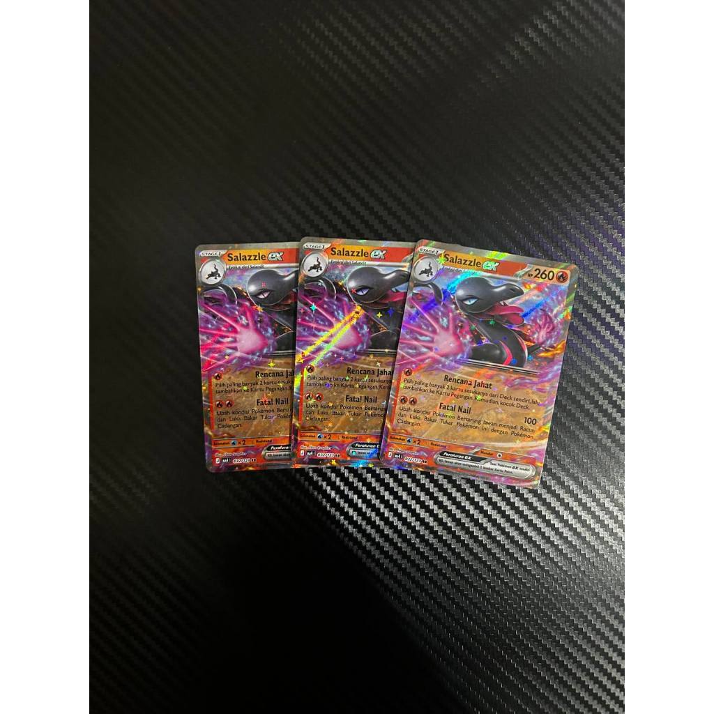 Salazzle EX - Kartu Pokemon TCG Indonesia - 032/123 RR