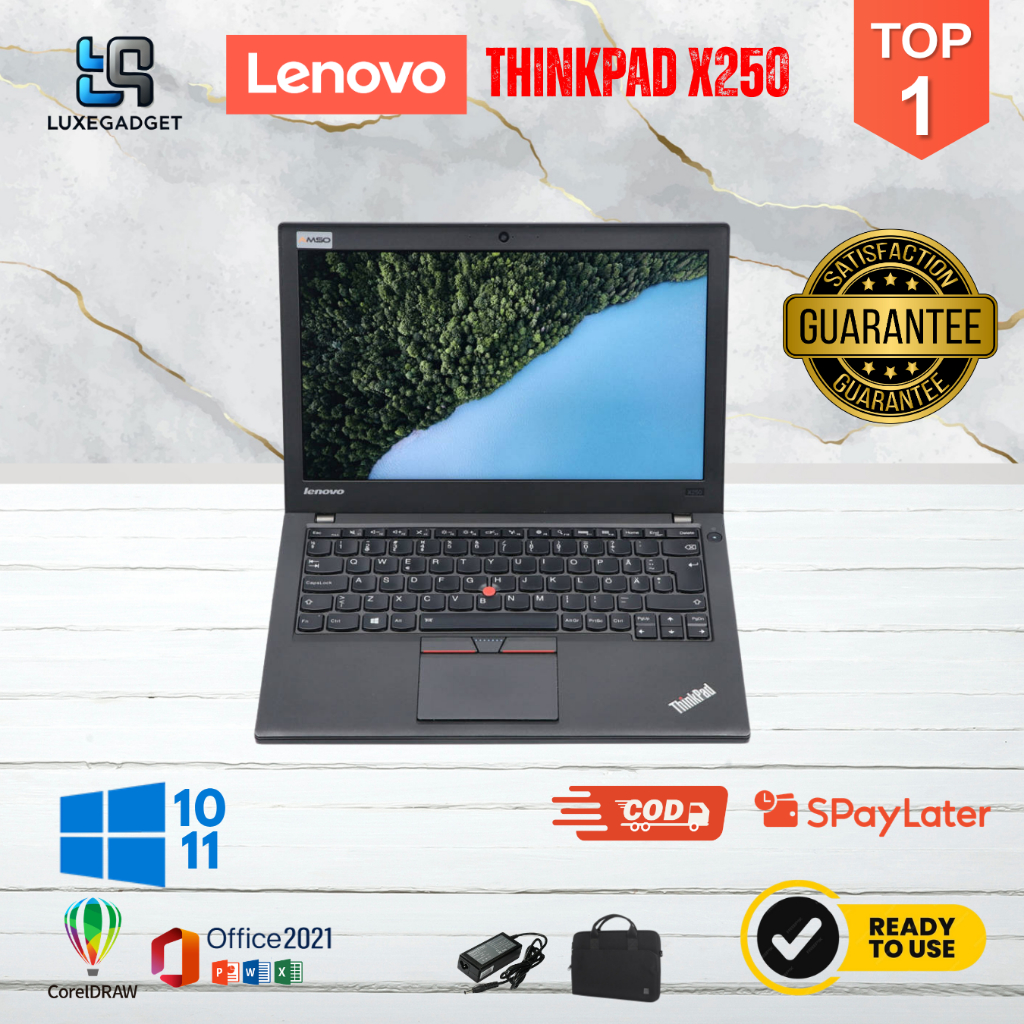 Lenovo ThinkPad X250 | Core i5 Gen 5 | Laptop Mini Tangguh | Bonus + Garansi