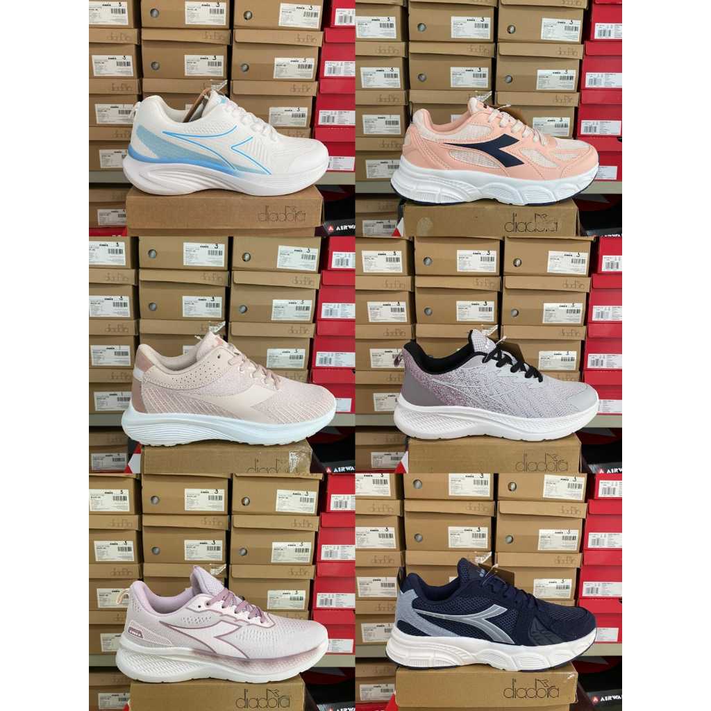 Diadora Running Series Nimbus, Nobita, Nevan, Niaga, Nudo, Notuldra Women Shoes Original