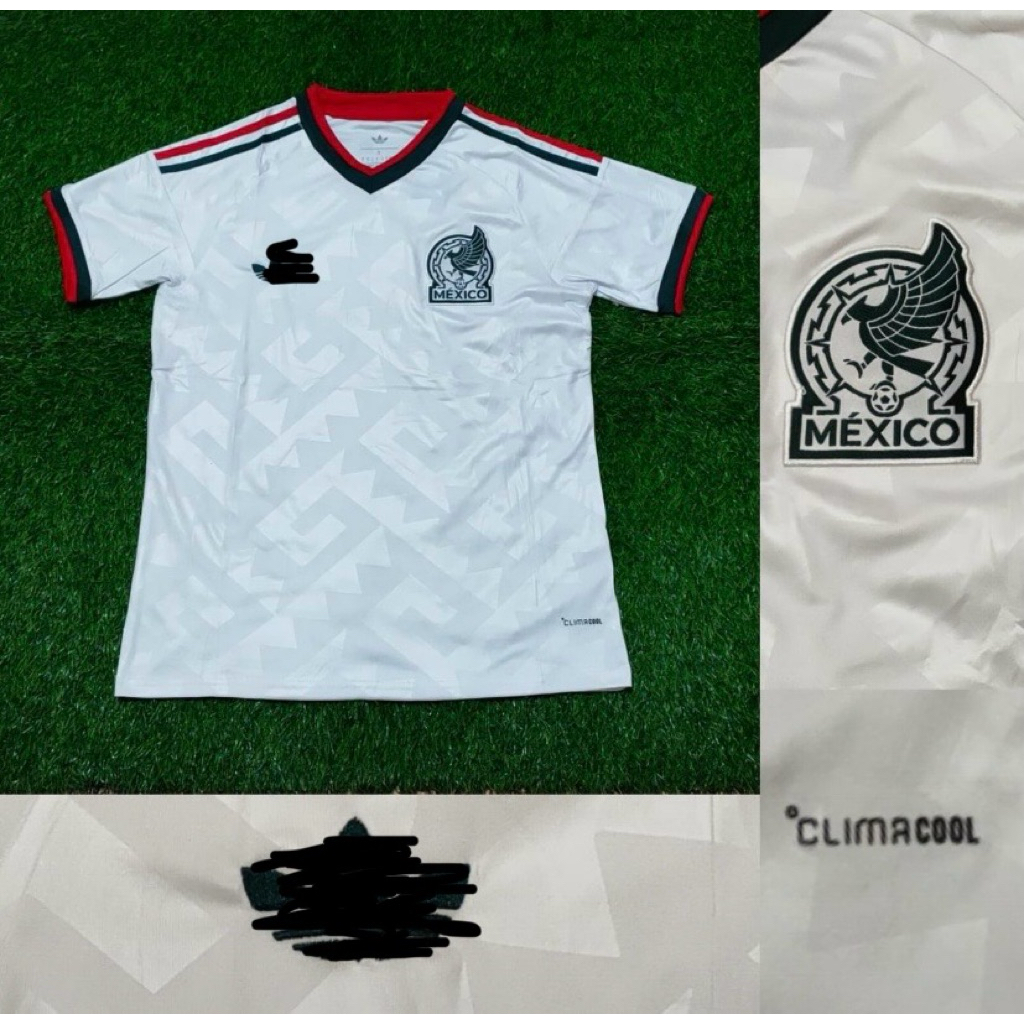 Jersey Kaos Baju Bola Timnas Tim Nasional Meksiko Mexico Mexsico Home Away 3rd Third 4th Putih White