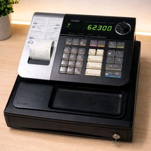 Mesin Kasir Casio SE-S10 Bekas Normal 100% + Laci Uang + Printer Struk