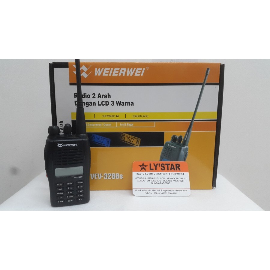 HT Merk Weierwei 3288s (UHF/VHF)