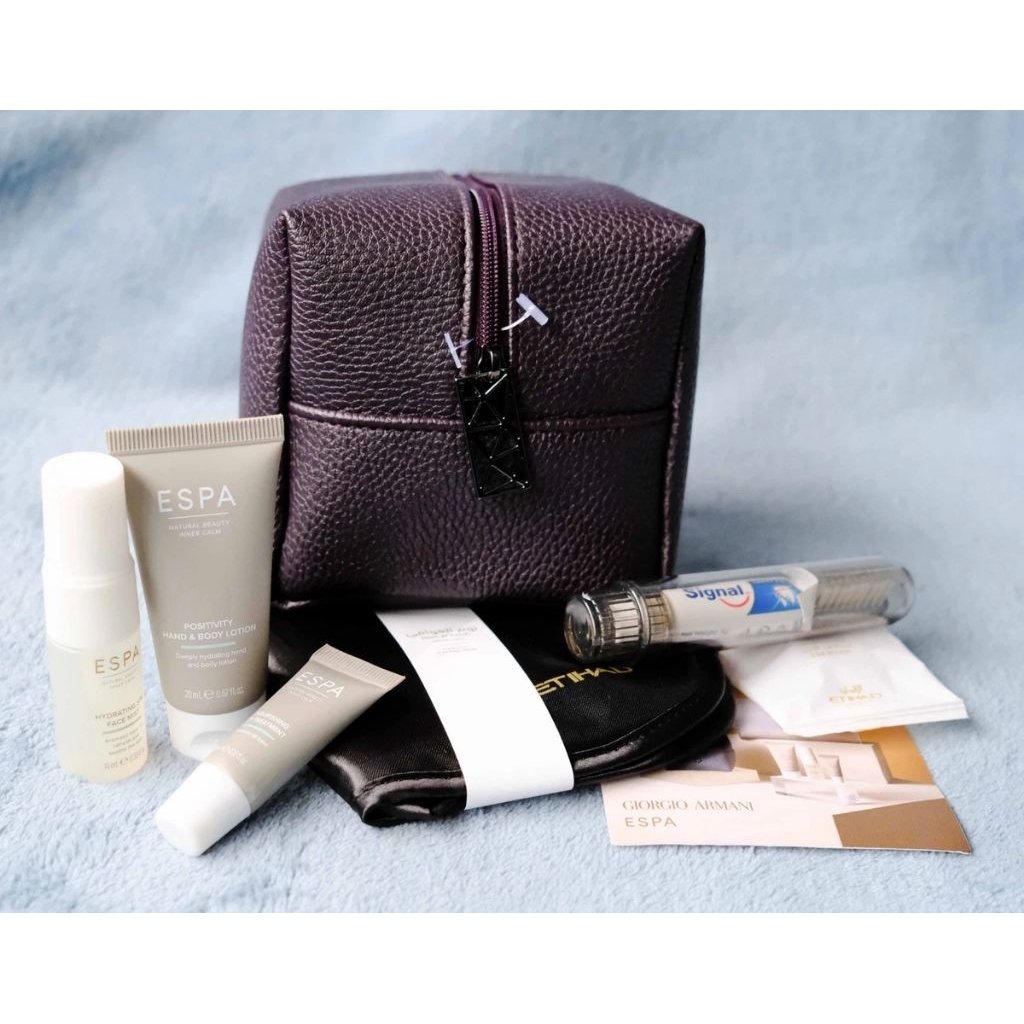 Amenity Kit Etihad Airways x Giorgio Armani - Travel Set ESPA Skincare Premium Original