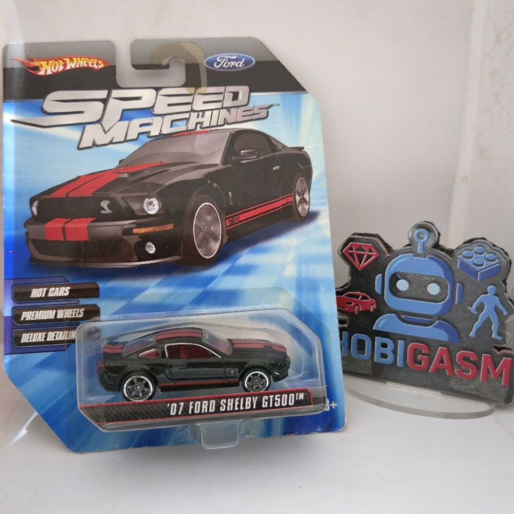 Hotwheels '07 Ford Shelby GT500 Speed Machines | Old Card | Very Rare Item | Deluxe Detailing