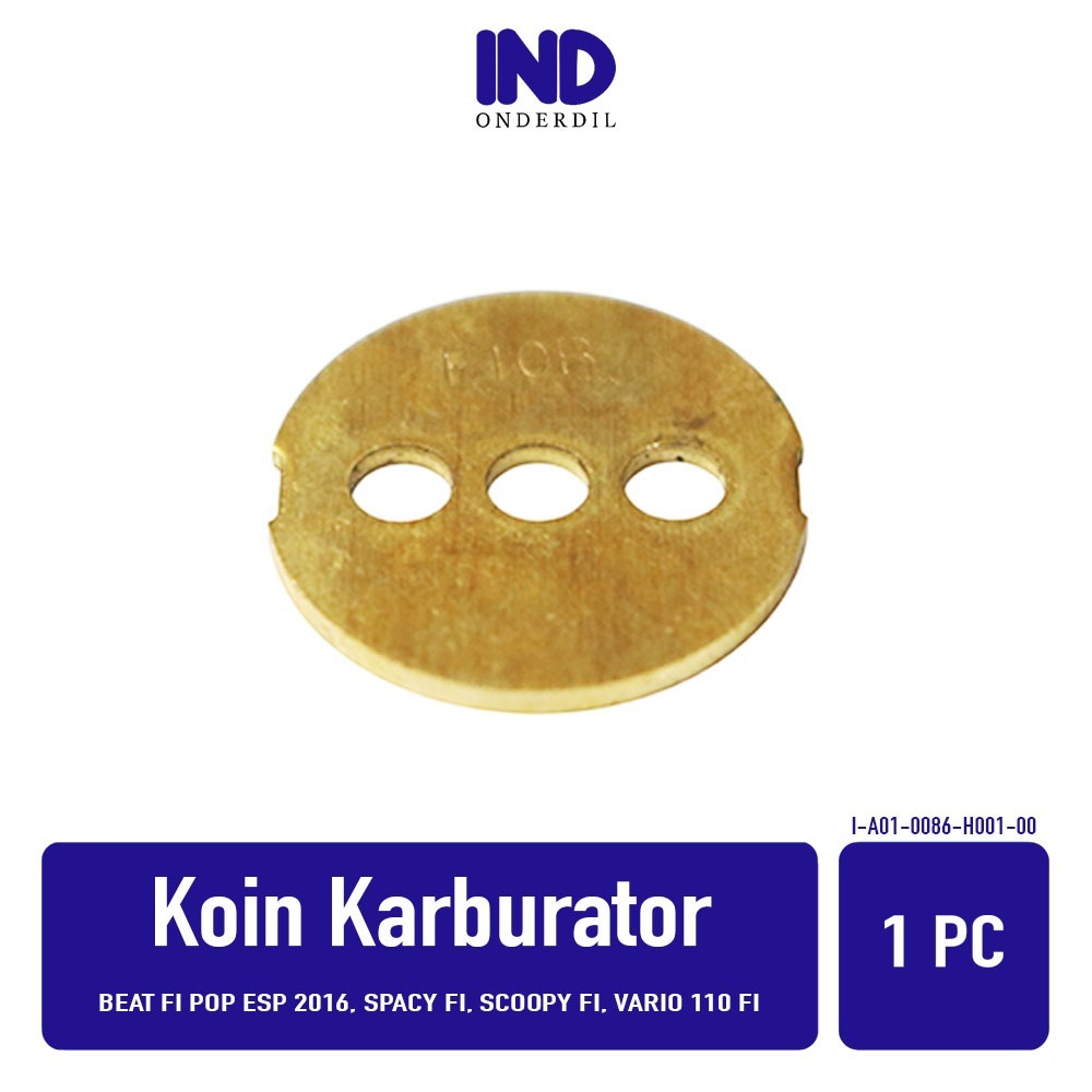 Koin Karburator Beat FI Pop eSP 2016 & Spacy & Scoopy & Vario 110 Throttle Coin Body Carubrator Goba