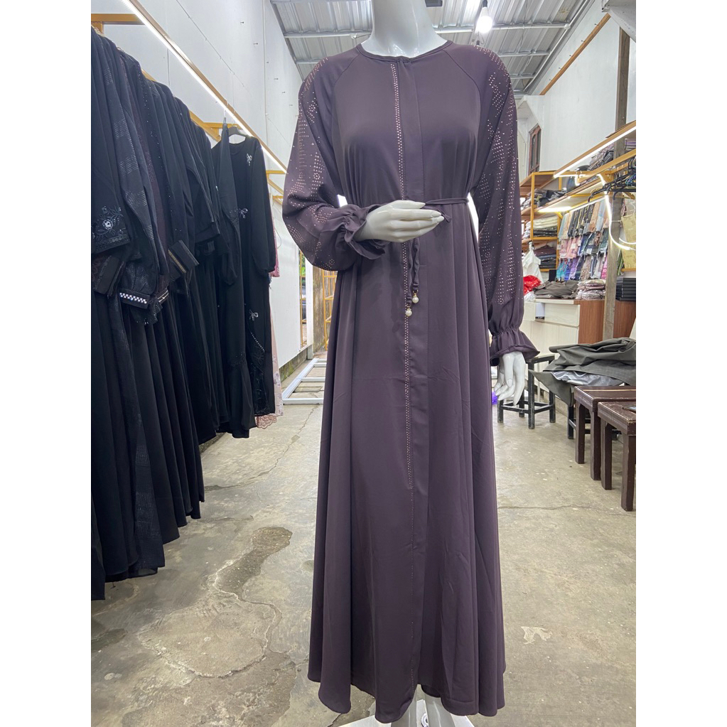 abaya warna mauve