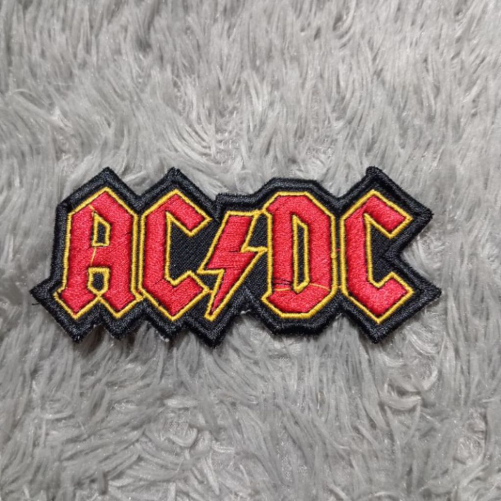 ACDC PATCH LOGO BORDIR EMBLEM RBC