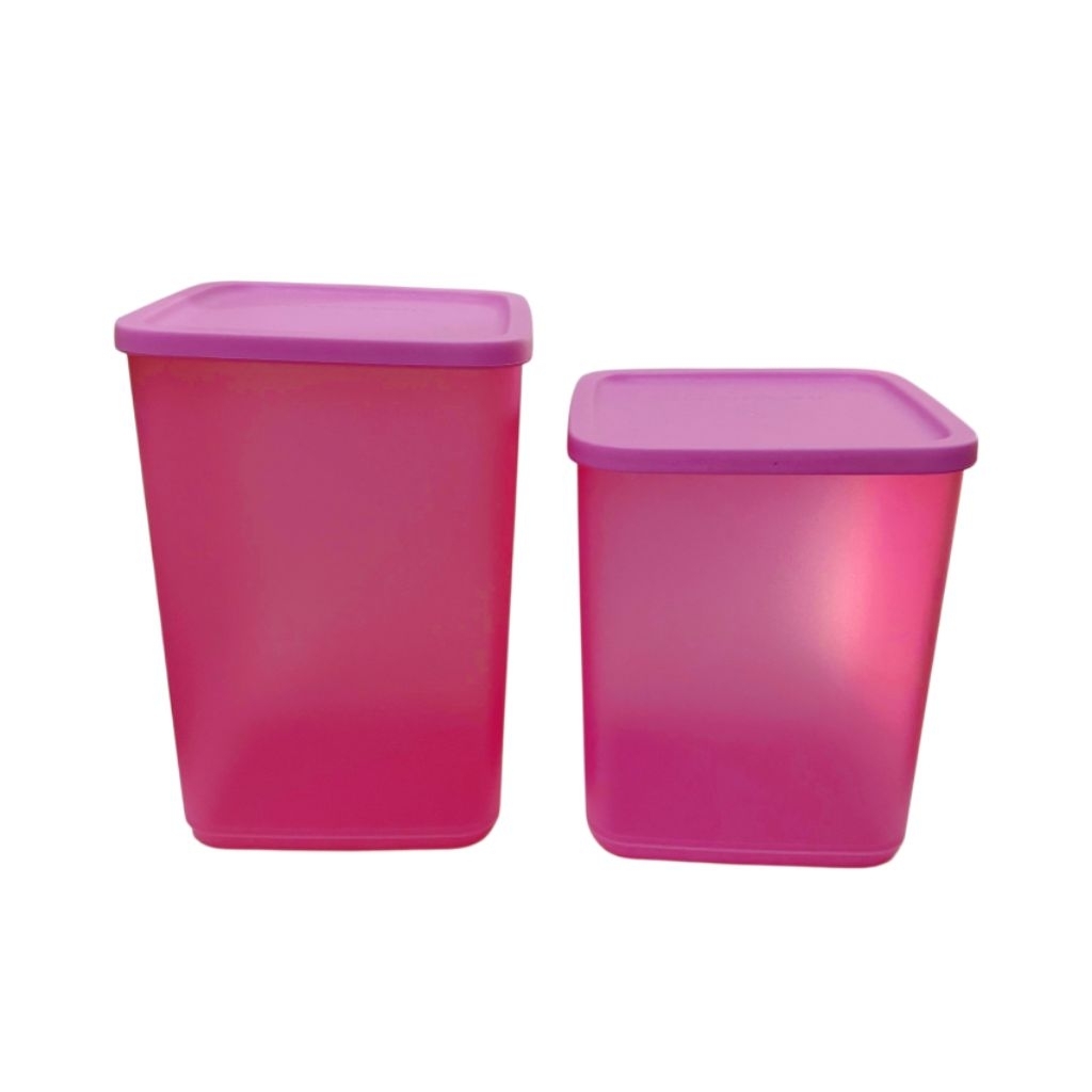 Toples Pop Fiesta Tupperware Set 2 pcs 2,2 Liter + 1,8 Liter Toples Summer Fresh Tupperware Toples T