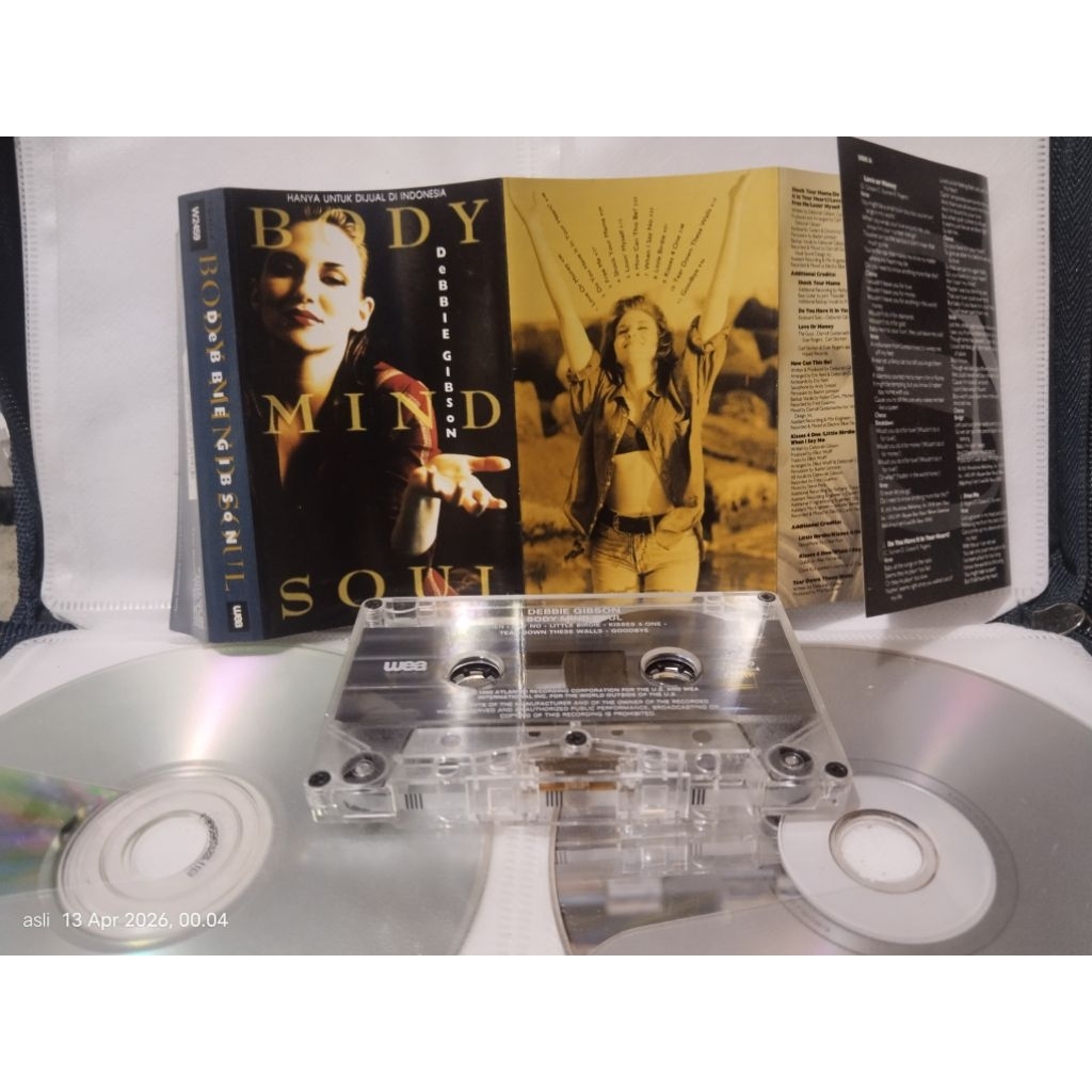 kaset pita debbie gibson Album body mind soul