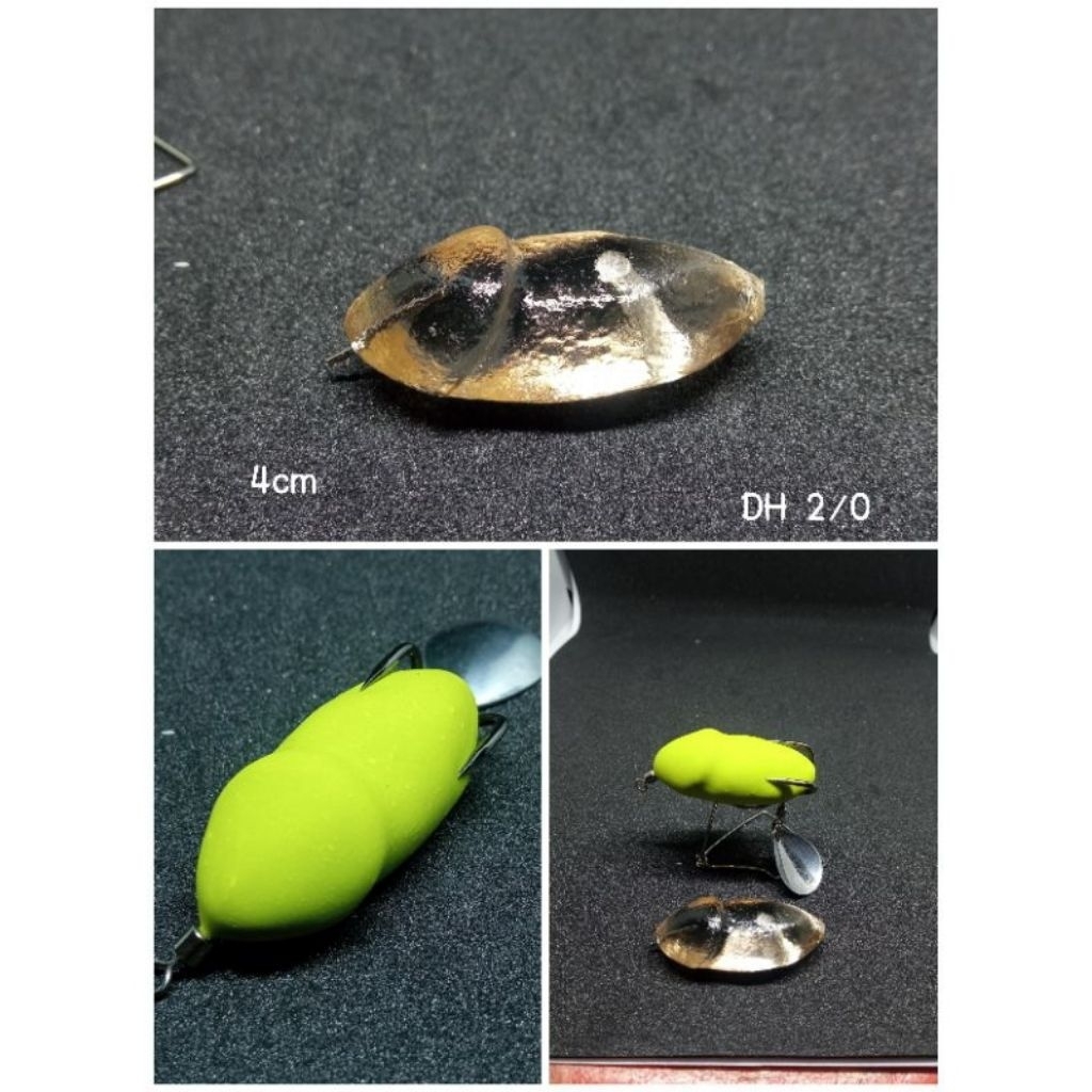 molding soft frog 4cm / cetakan softfrog