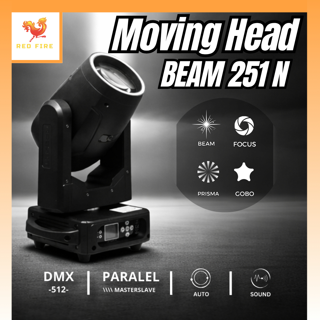 Moving Head Beam 251 REDSUN Fullcollour warna warni