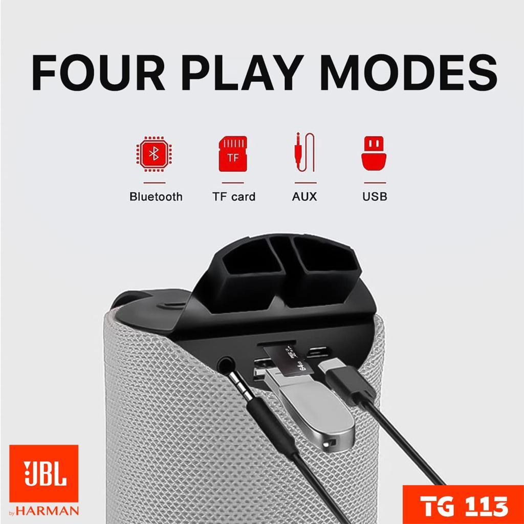 ORIGINAL JBL Speaker Bluetooth TG113 Wireless Portable Dual Subwofer