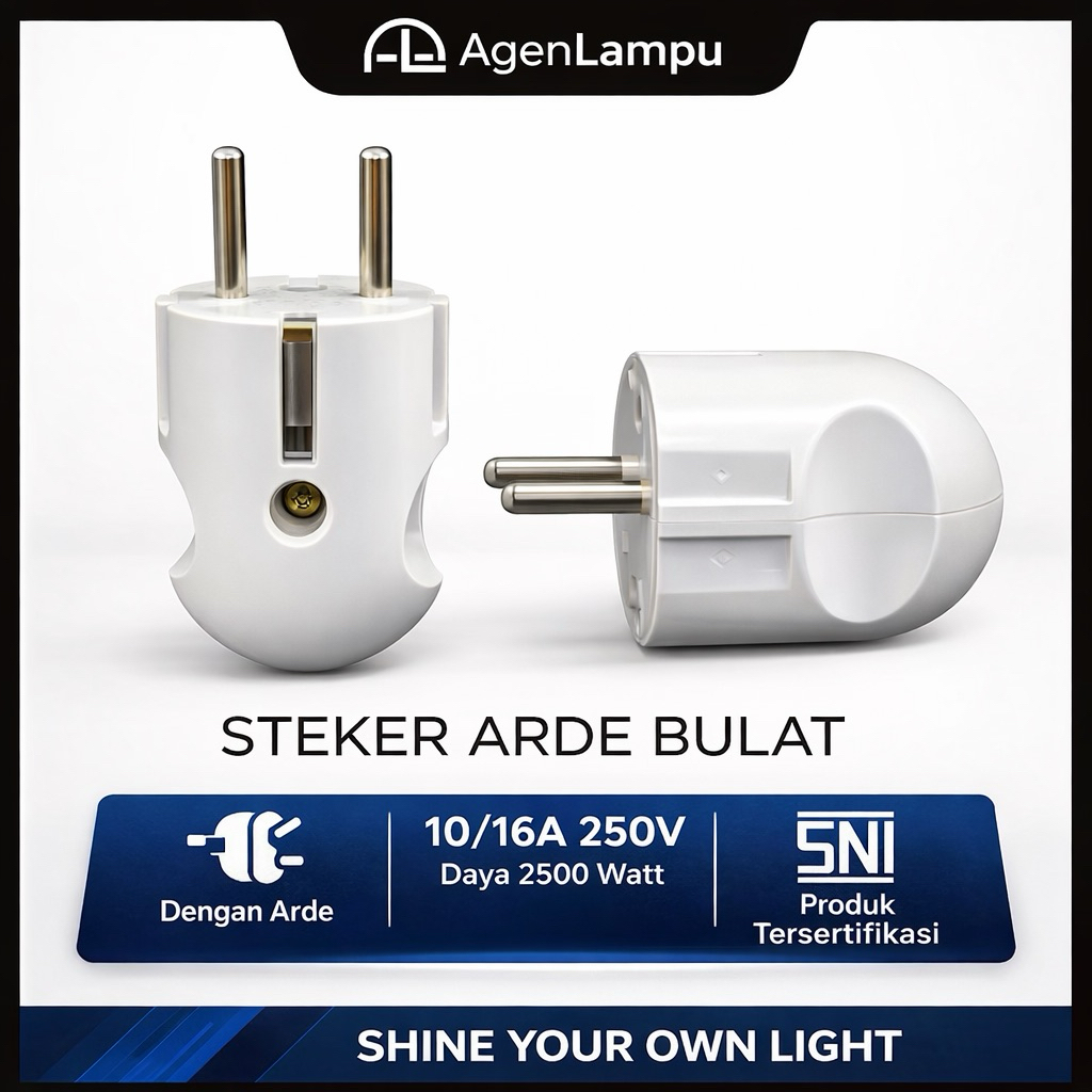 Steker Arde Bulat SNI MIKAWA MG-8351A