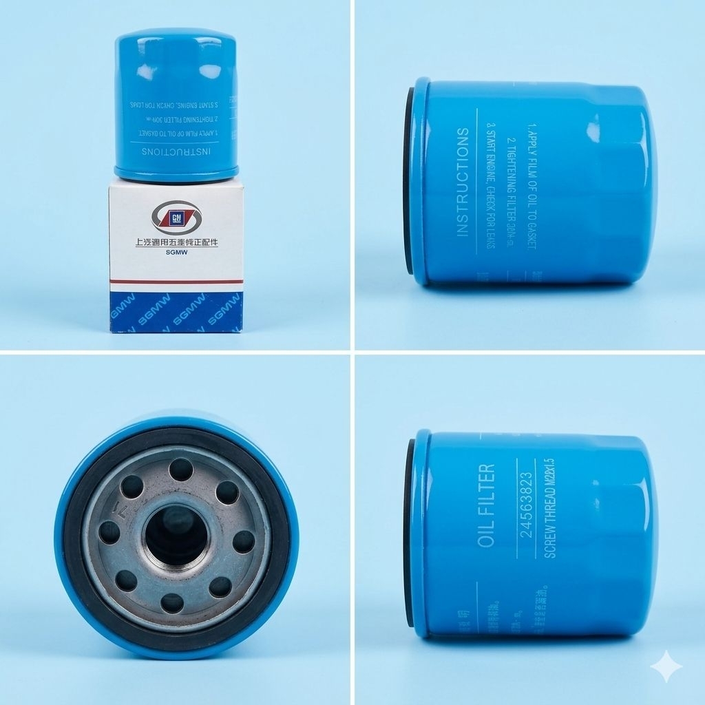 Filter Oli Almaz 24563823 ORI Original Oil Filter Wuling Almaz