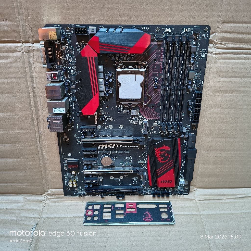 .:: PAKET MOBO Z170 + CORE I3 GEN 7 LGA 1151 DDR4 HDMI VGA ONBOARD ::.