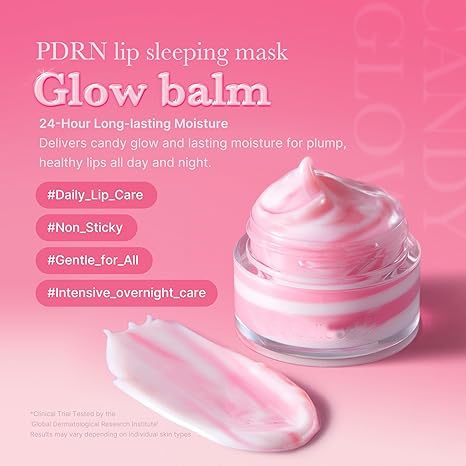 PDRN Lip Mask 10g Salmon DNA Collagen Peptide Lip Sleeping Mask Masker Bibir Pelembab Bibir Kering H