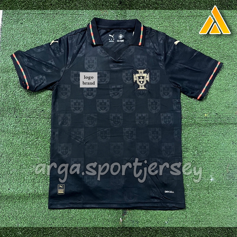 Jersey Bola PORTUGAL BLACK SPESIAL 2026 Fans Issue