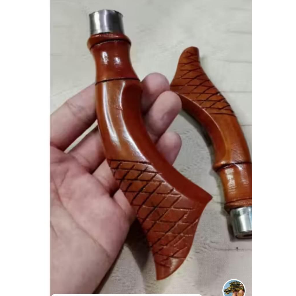 gagang pisau bahan kayu sono kling