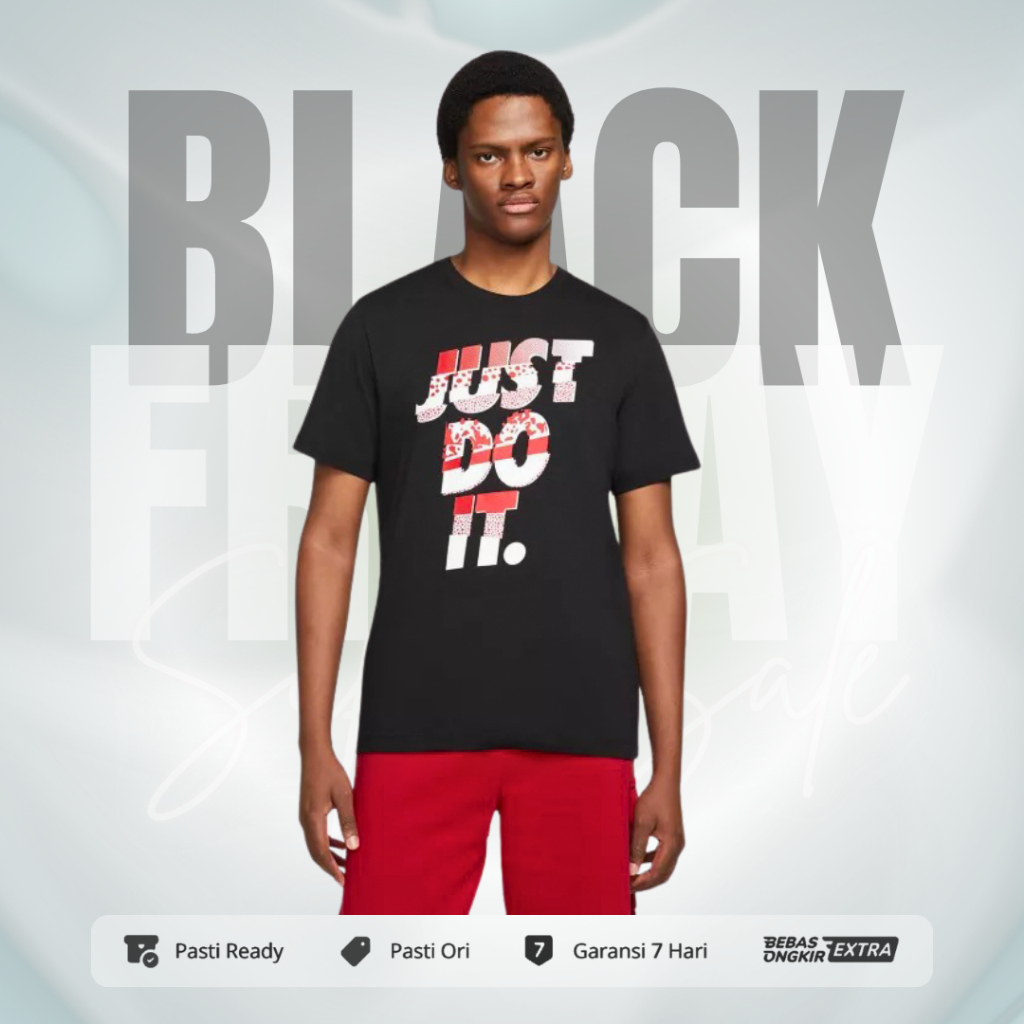 Kaos Nike Original Pria Sportswear NIKE JDI - Black DN5236