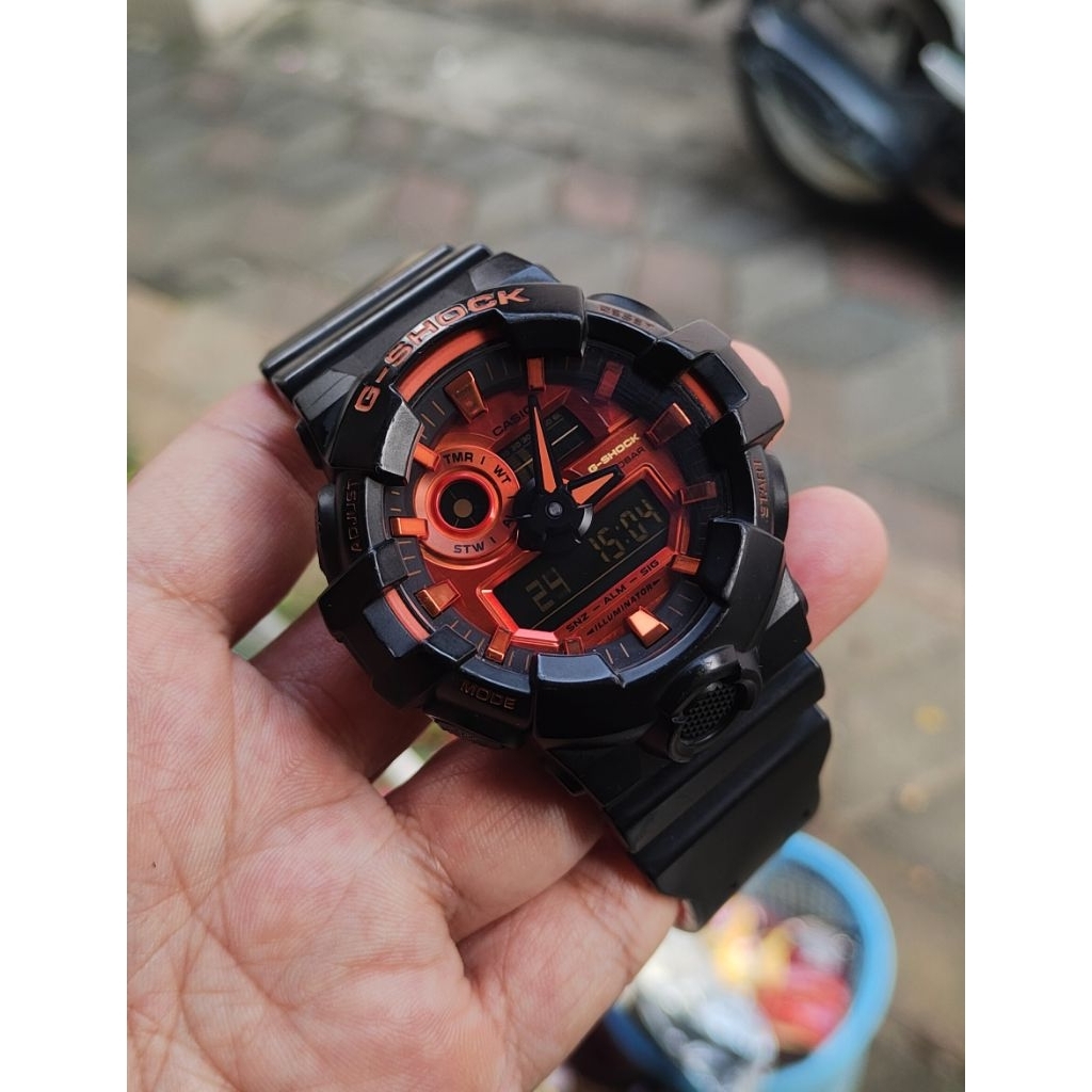 jam tangan original G-Shock GA700BR second bekas preloved