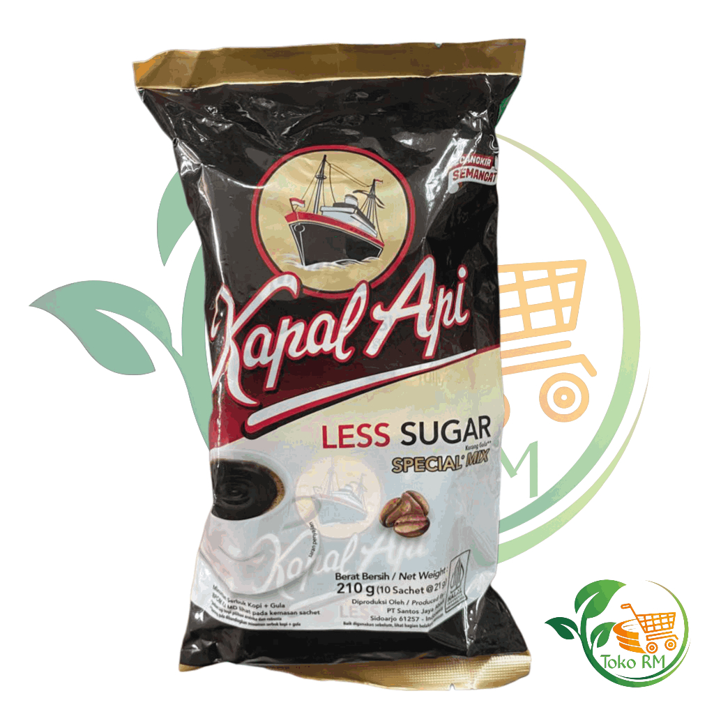 KOPI KAPAL API Special Less Sugar isi 10 pcs