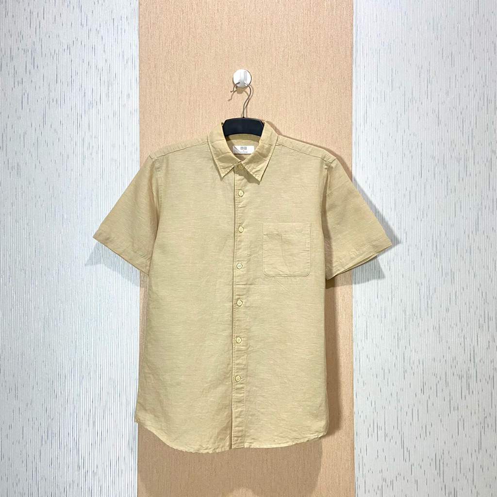 Kemeja Linen UNIQLO / Kemeja Uniqlo Pria / Size M