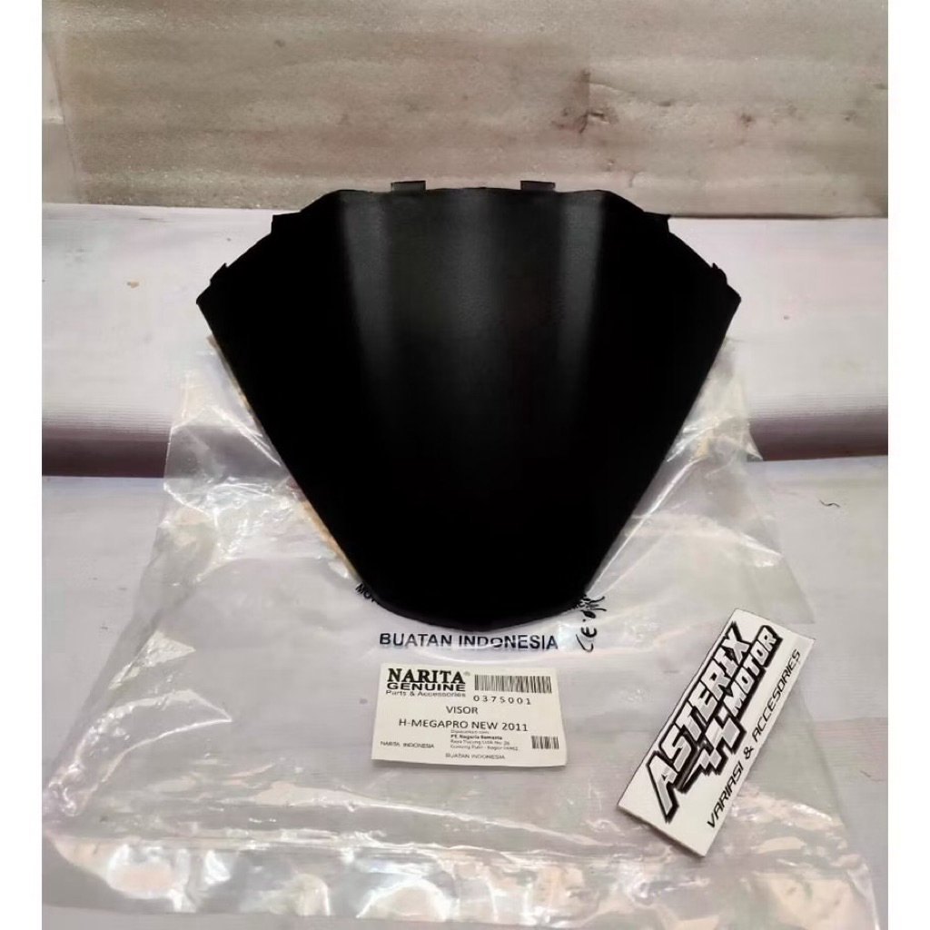 Visor Viser  Whindshield batok atas lampu depan Honda CS1.Megapro New Megapro Mono.Supra 125 NARITA