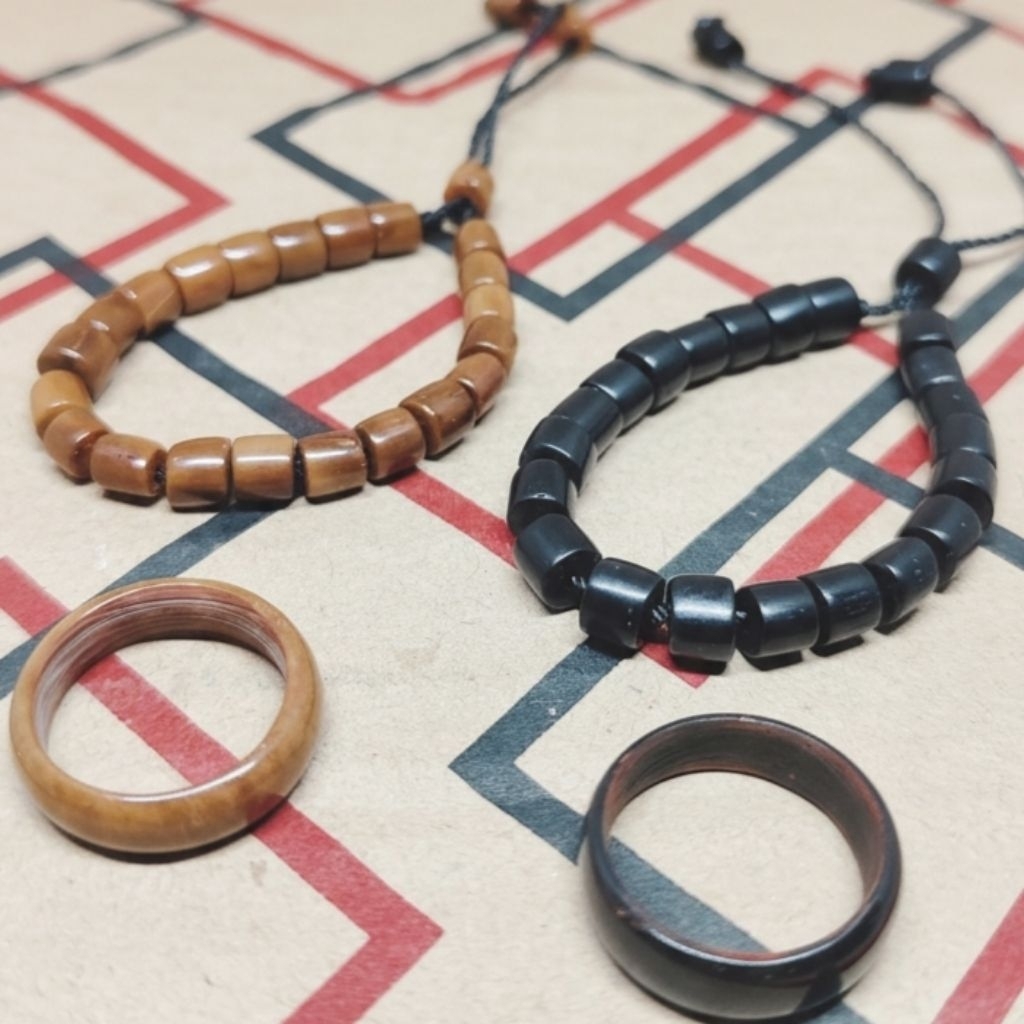 gelang kaokah anak/bayi motif matjan & cincin kaokah kualitas premium harga sepaket