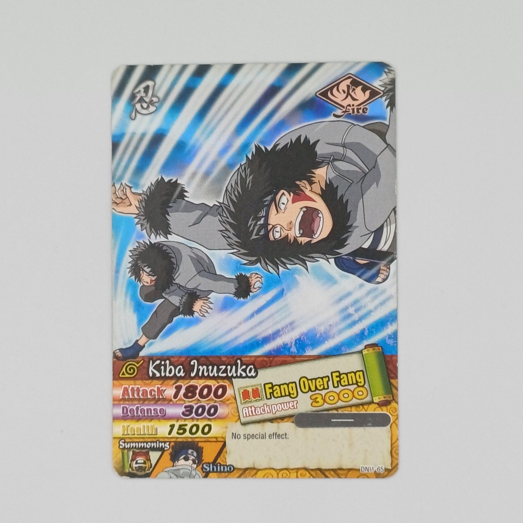 Kartu Game Naruto Arcade Battle Kiba Inuzuka Common Original Mesin