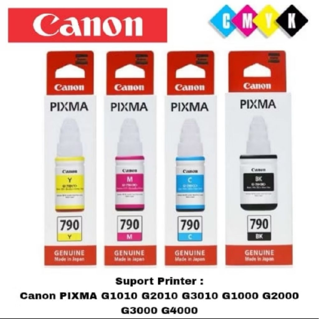1Set Tinta Printer Canon 790 PIXMA G1010/G2010/G3010/G4010