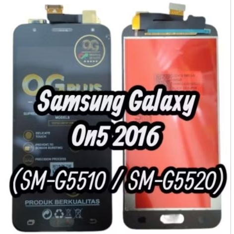 LCD TOUCHSCREEN SAMSUNG ON5 2016 / J5 PRIME / G570 / G570Y / G5520 OG SUPER BLACK