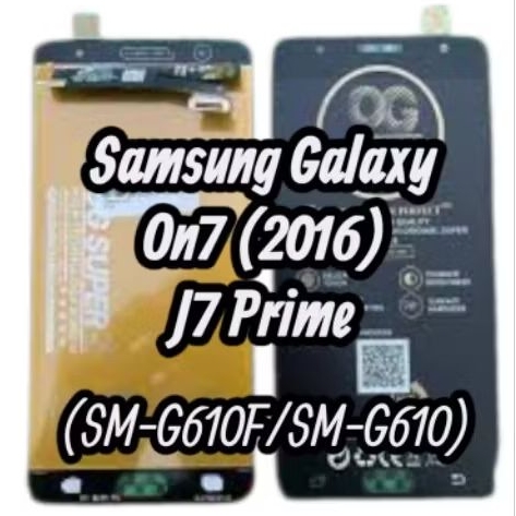 LCD TOUCHSCREEN SAMSUNG J7 PRIME / ON7 2016 / SM-G610 / SM-G610F / SM-G610Y OG SUPER BLACK