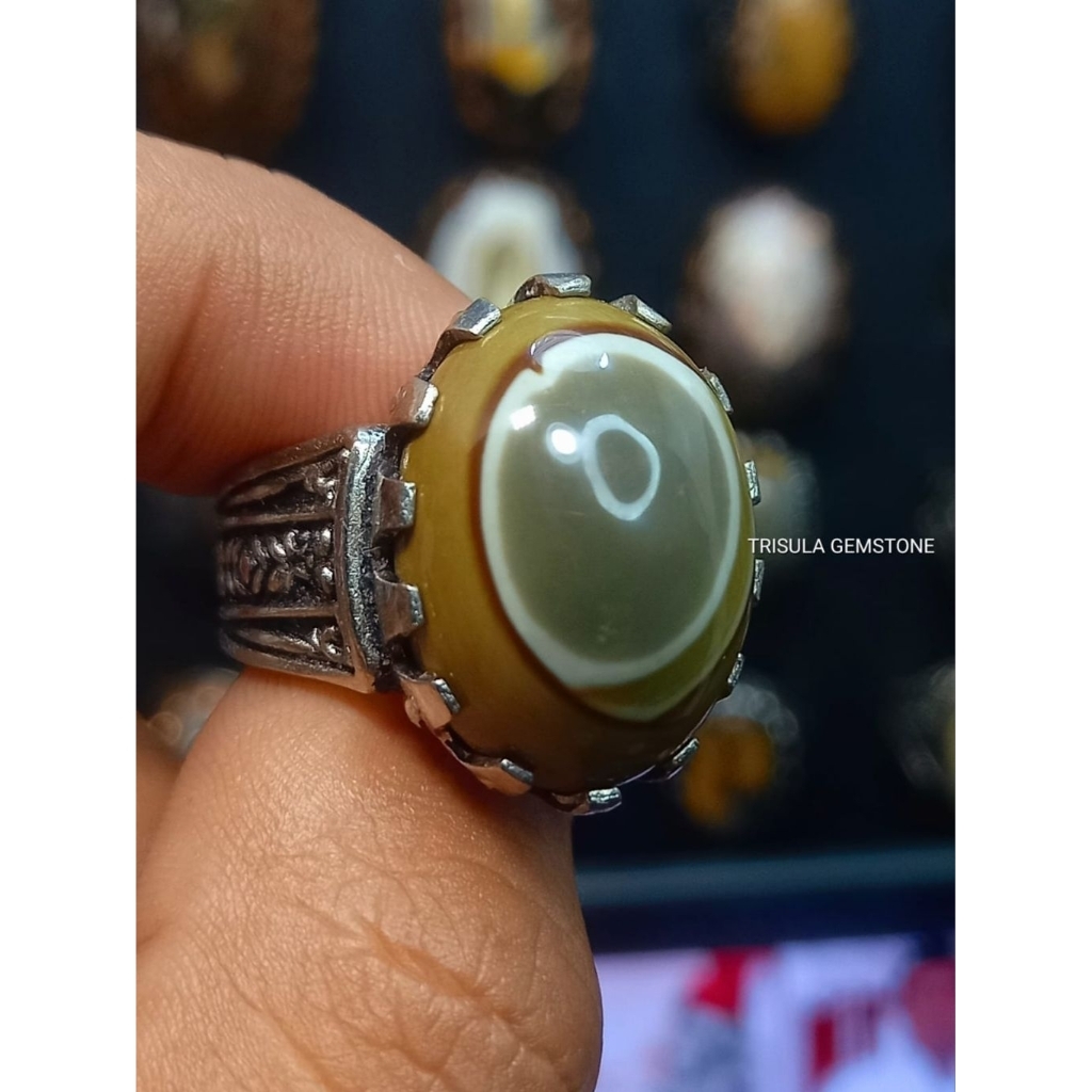 PASTELING KLAWING AGEMAN KECIL BATU AKIK CINCIN KOLEKSIAN