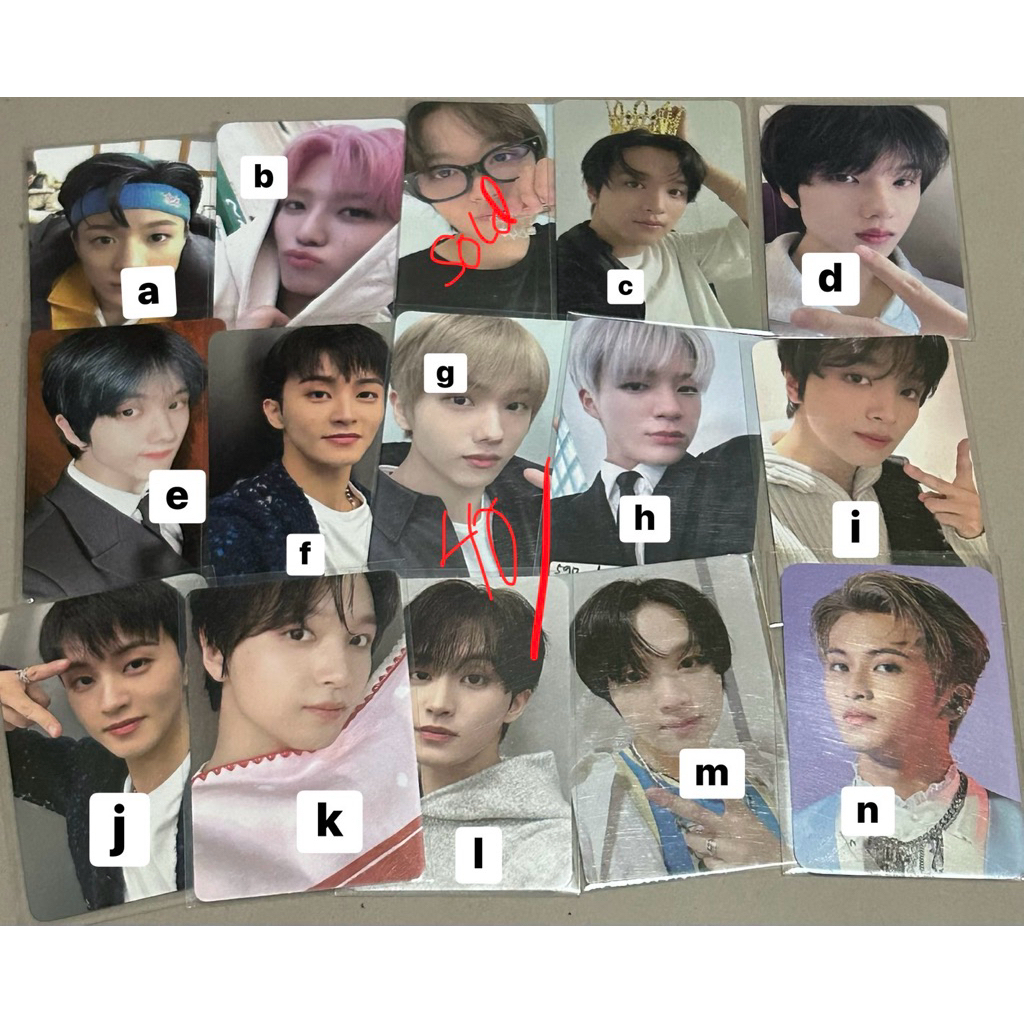 photocard official ofc pc sale nct dream 127 jeno jaemin haechan mark jisung btfm selimut mahkota ka
