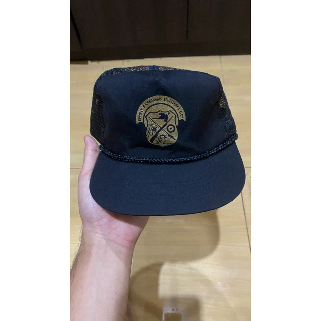 topi jaring ropehate vintage amerika