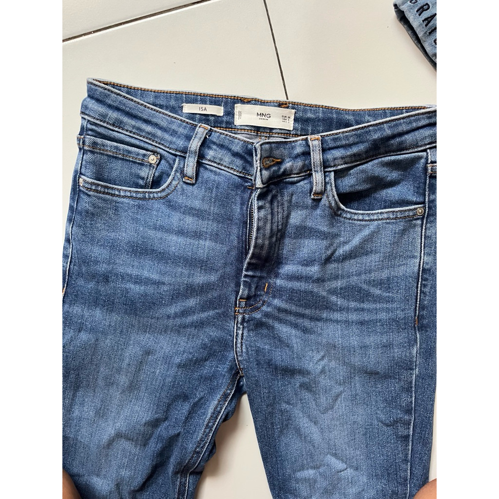 mango jeans original denim celana panjang levis wanita
