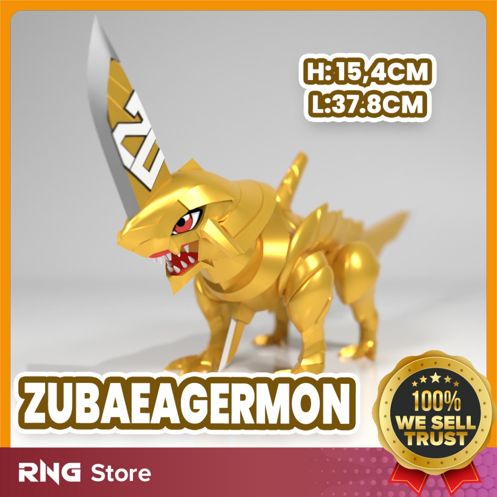 Zubaeagermon Champion Digimon Figure Toys Figurine Statue