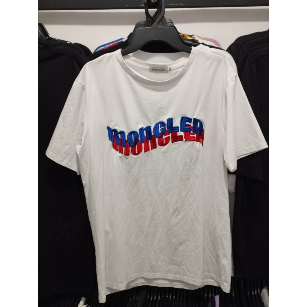 MclrWhite emboridr tee second L
