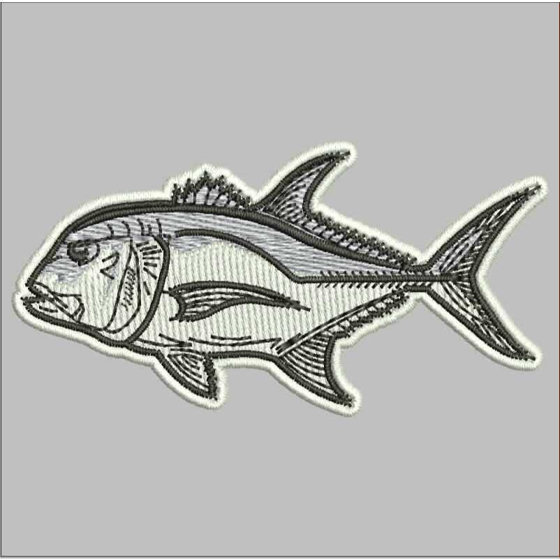 PATCH IKAN BORDIR LOGO EMBLEM EMBROIDERY RBC