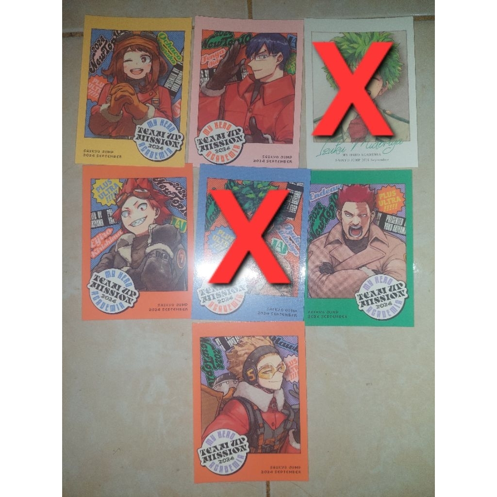 Sticker My Hero Academia Saikyo Jump September 2024
