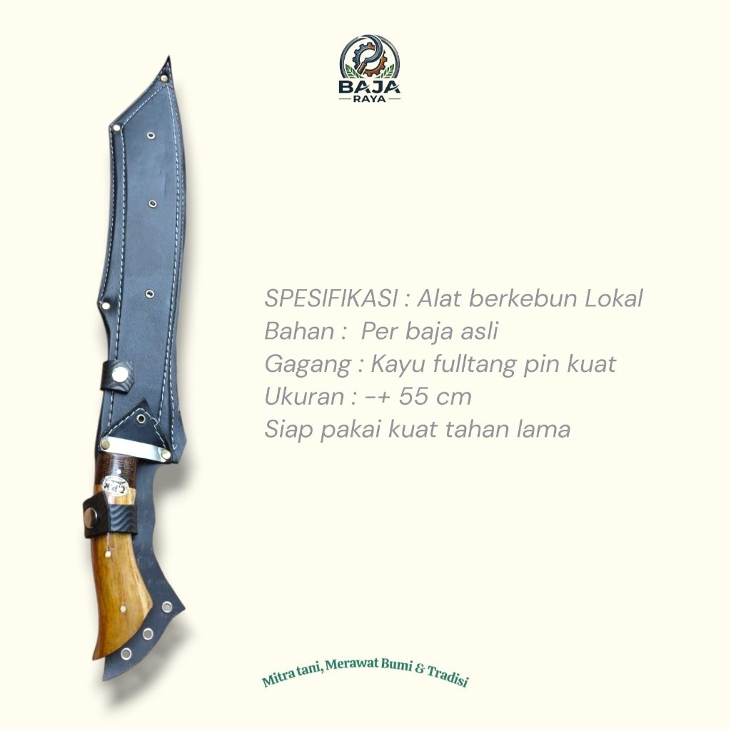 golok multifungsi sarung gratis siap pakai  premium berkualitas tinggi ori fulltang pin kuat golok k