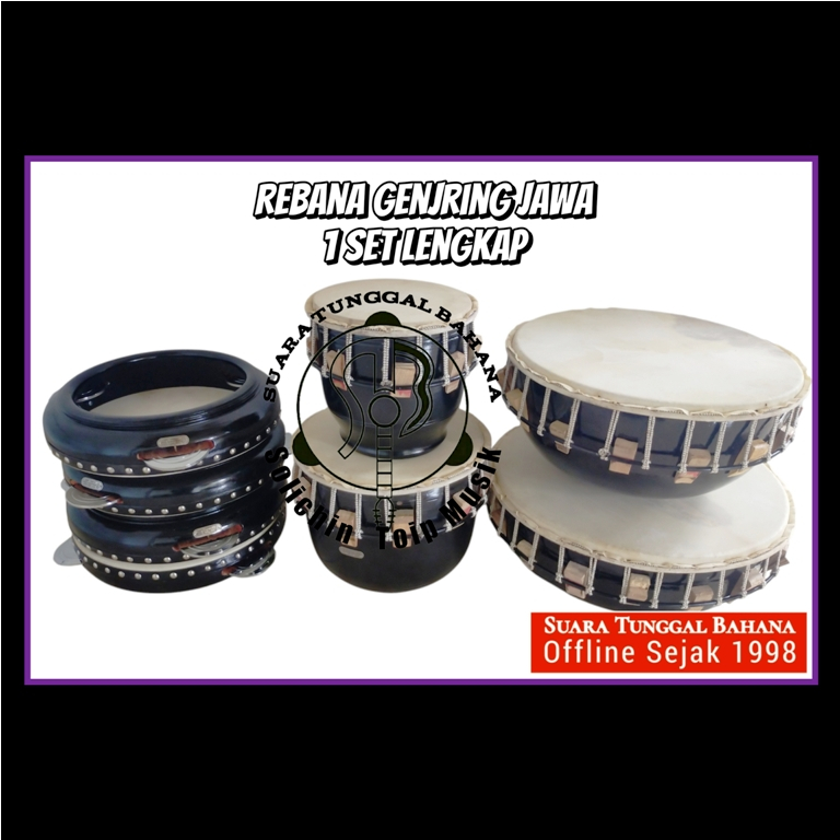 Genjring Rebana Jawa 1 Set | Solichin Toip