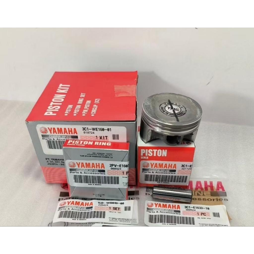 piston kit set Vixion old new std 3c1 we160 01 asli original YGP